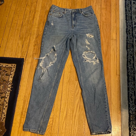 Topshop MOM ripped denim jeans - Picture 1 of 10